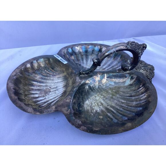 1661 Silverplated Victorian Appertizer/Candy Serving Dish